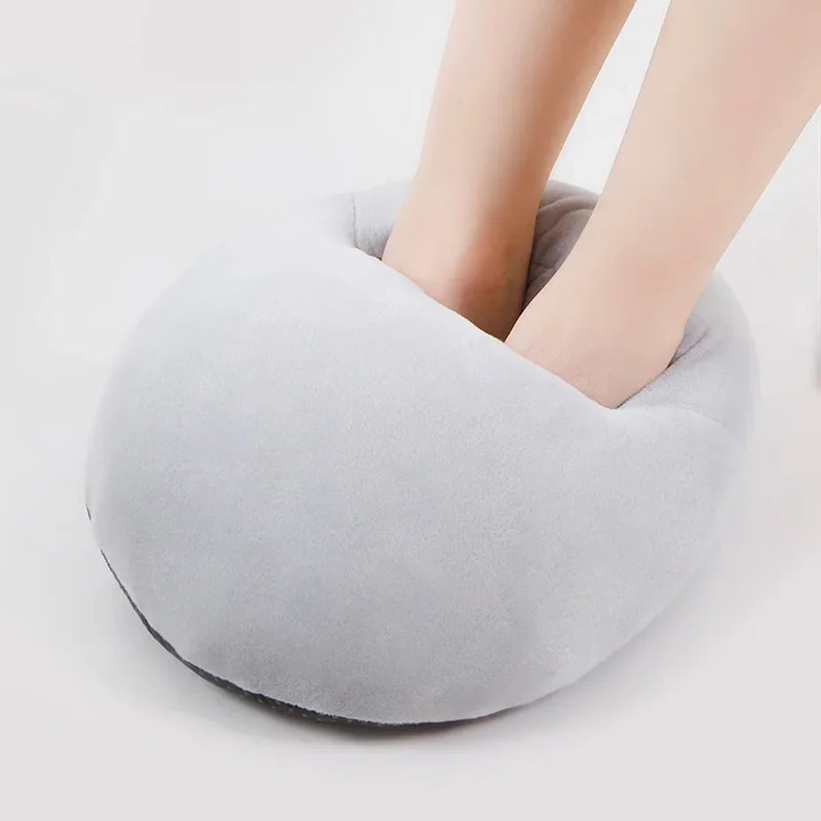 Portable 5V/2A USB Power Electric Foot Warmer Under Desk Heating Pad Winter Warming Plush Flannel Leg Thermostat Heater