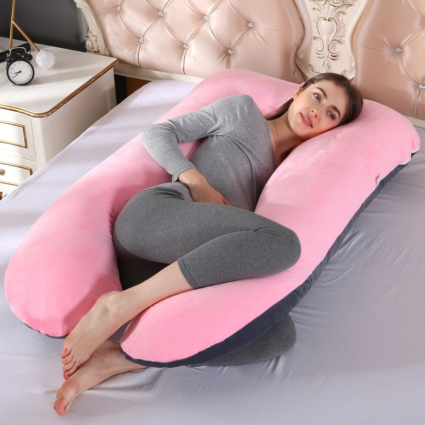 Pregnant Pillow Pregnancy Comfortable Cotton U Shape Maternity Pillow Pregnancy Sleeping Body Pillow For Pregnant Women