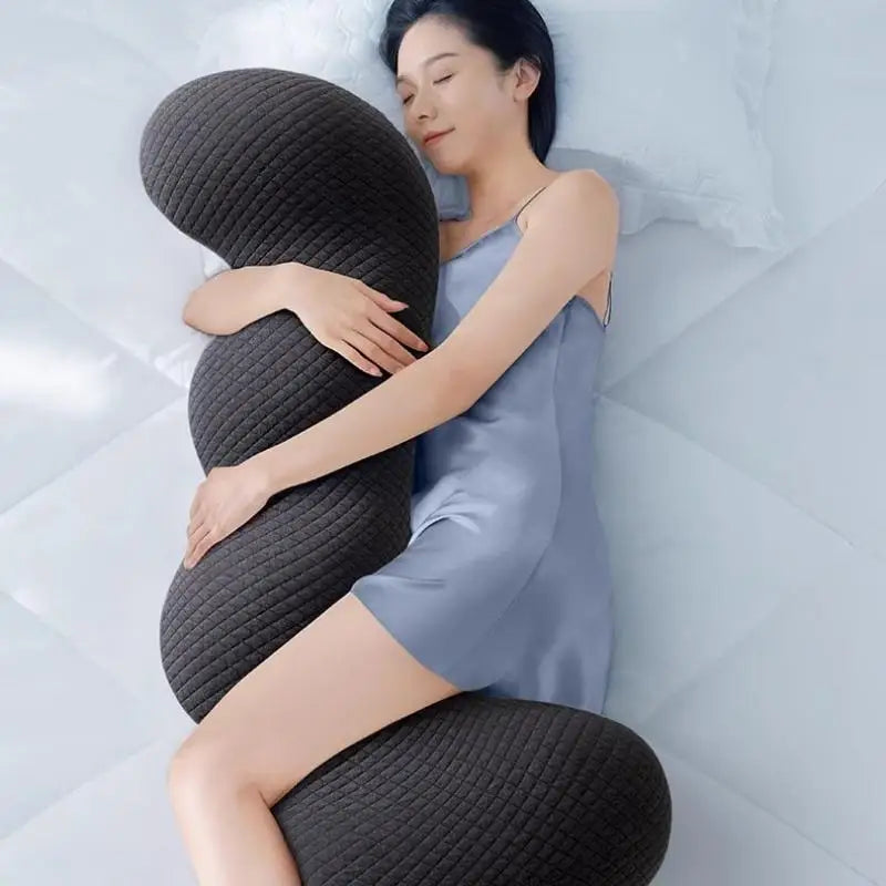 Memory Foam Ergonomic Pillow For Side Sleepers Long Hugging Body Bedding Pillow Maternity Pillow for Sleeping Rebound Cushion