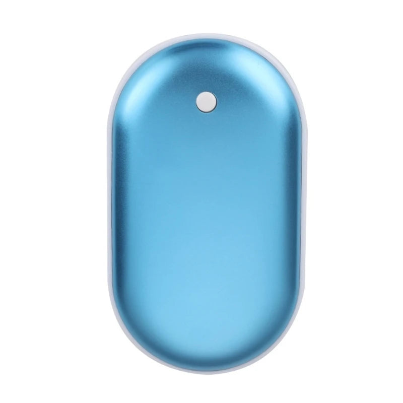 Portable Hand Warmer Rechargeable Pocket Heater 2-in-1 Function USB Charging Heater Hand Warmer Large Capacity