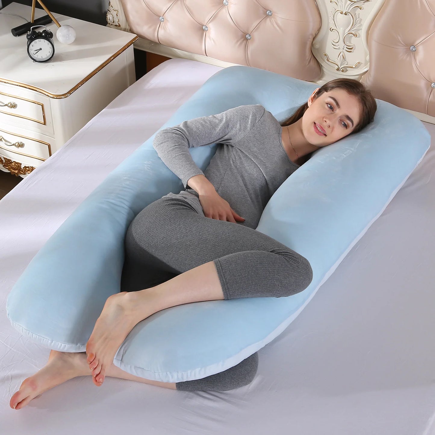 Pregnant Pillow Pregnancy Comfortable Cotton U Shape Maternity Pillow Pregnancy Sleeping Body Pillow For Pregnant Women