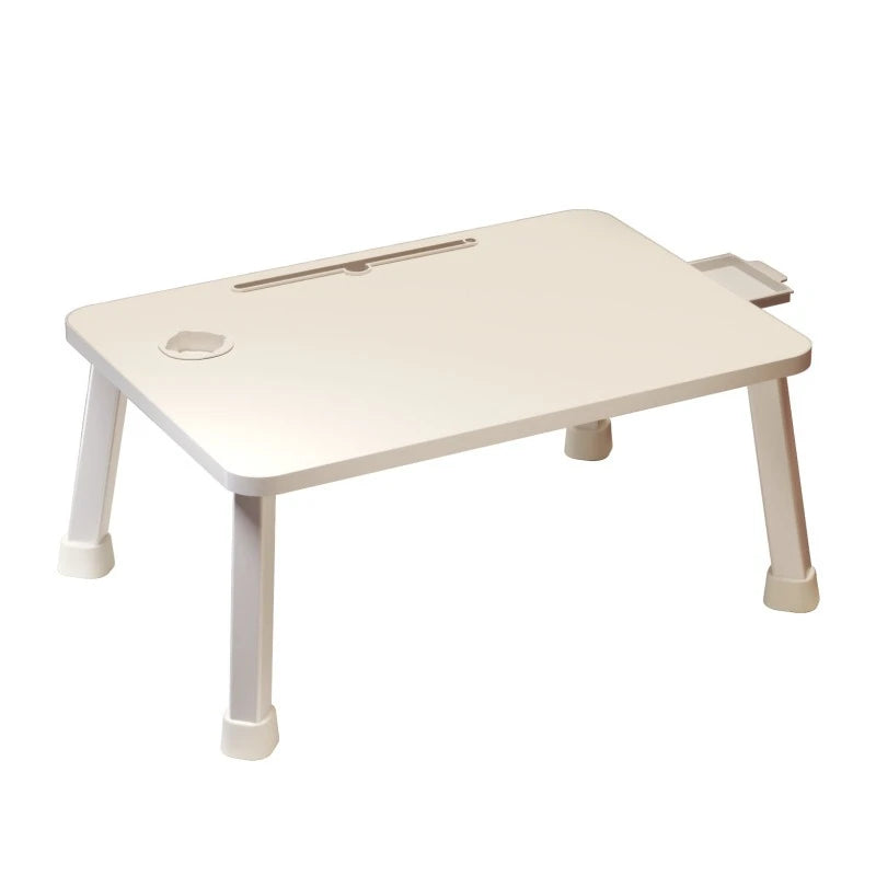 Portable Folding Laptop Table Adjustable Bedside Foldable Desk Dorm Student Study Tray Compact Lightweight Household Furniture