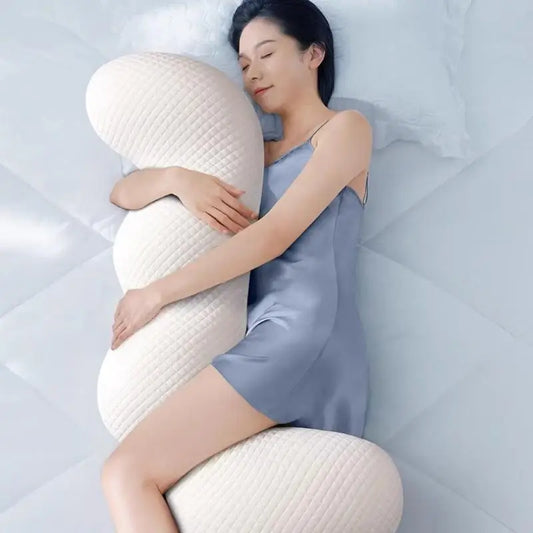 Memory Foam Ergonomic Pillow For Side Sleepers Long Hugging Body Bedding Pillow Maternity Pillow for Sleeping Rebound Cushion