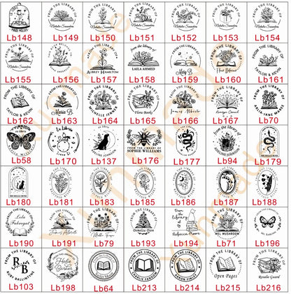Personalized Book Embosser Custom Library Embosser Seal Customized This Book Belongs To,Custom Book Stamp from the library of