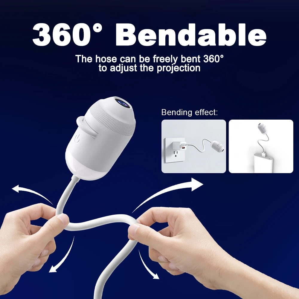 USB Star Projector Light 3 in 1/6 in 1Touch Control Flexible Hose Car Roof Galaxy Night Light For Bedroom Auto Atmosphere Lamp