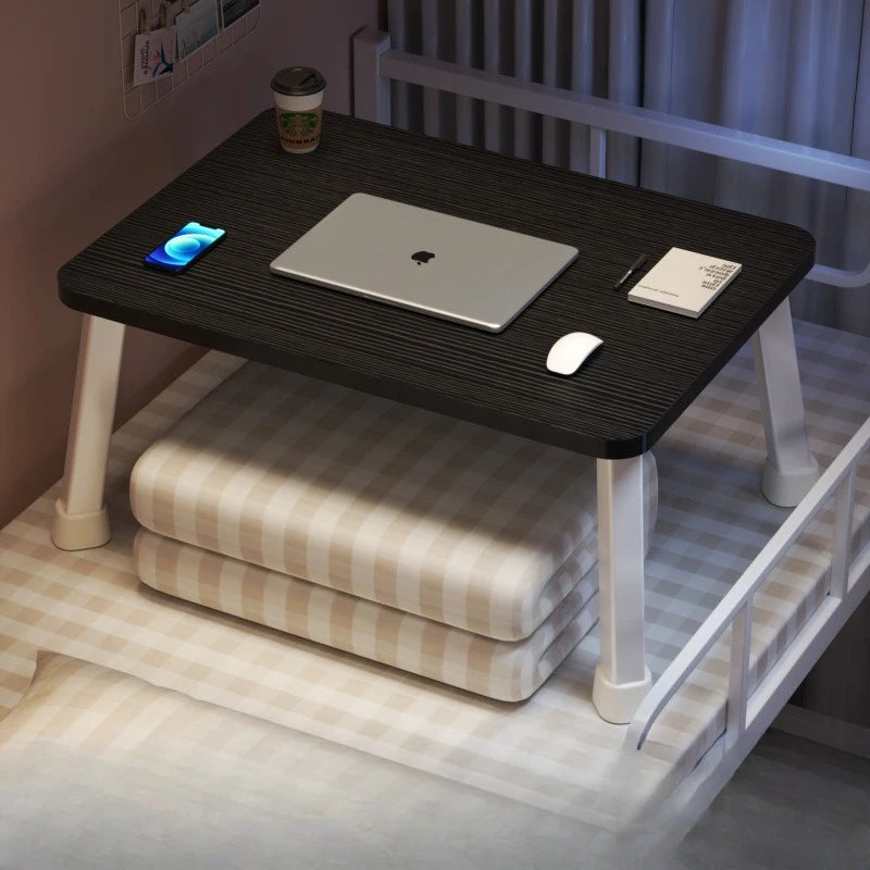 Portable Folding Laptop Table Adjustable Bedside Foldable Desk Dorm Student Study Tray Compact Lightweight Household Furniture