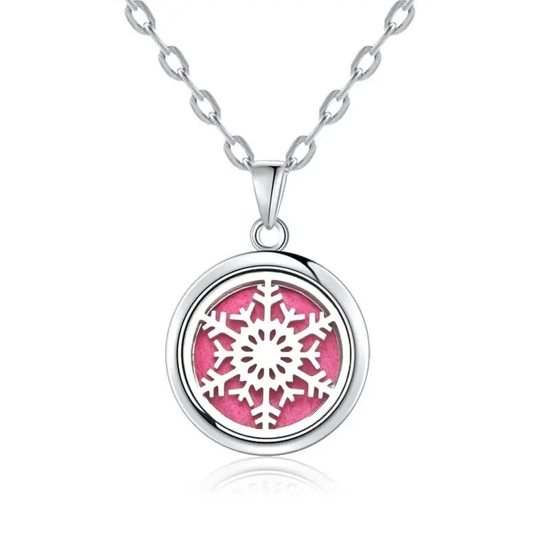 New Tree Of Life Aromatherapy Necklace Stainless Steel Essential Oil Diffuser Amulet Perfume Locket Pendant Women Jewelry Gift