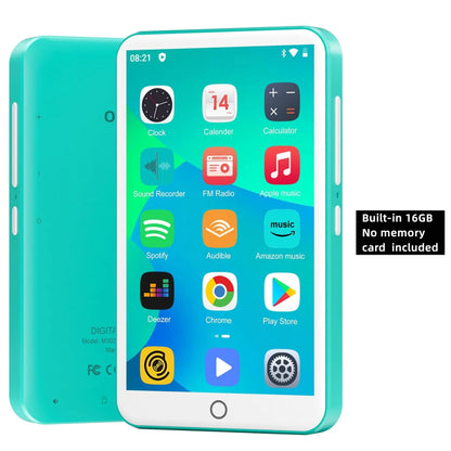 Oilsky Android 9.0 MP3 player, 16GB/80GB  supports Bluetooth and Wi-Fi, built-in FM radio and e-book function,  up to 512G