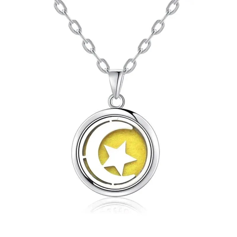 New Tree Of Life Aromatherapy Necklace Stainless Steel Essential Oil Diffuser Amulet Perfume Locket Pendant Women Jewelry Gift