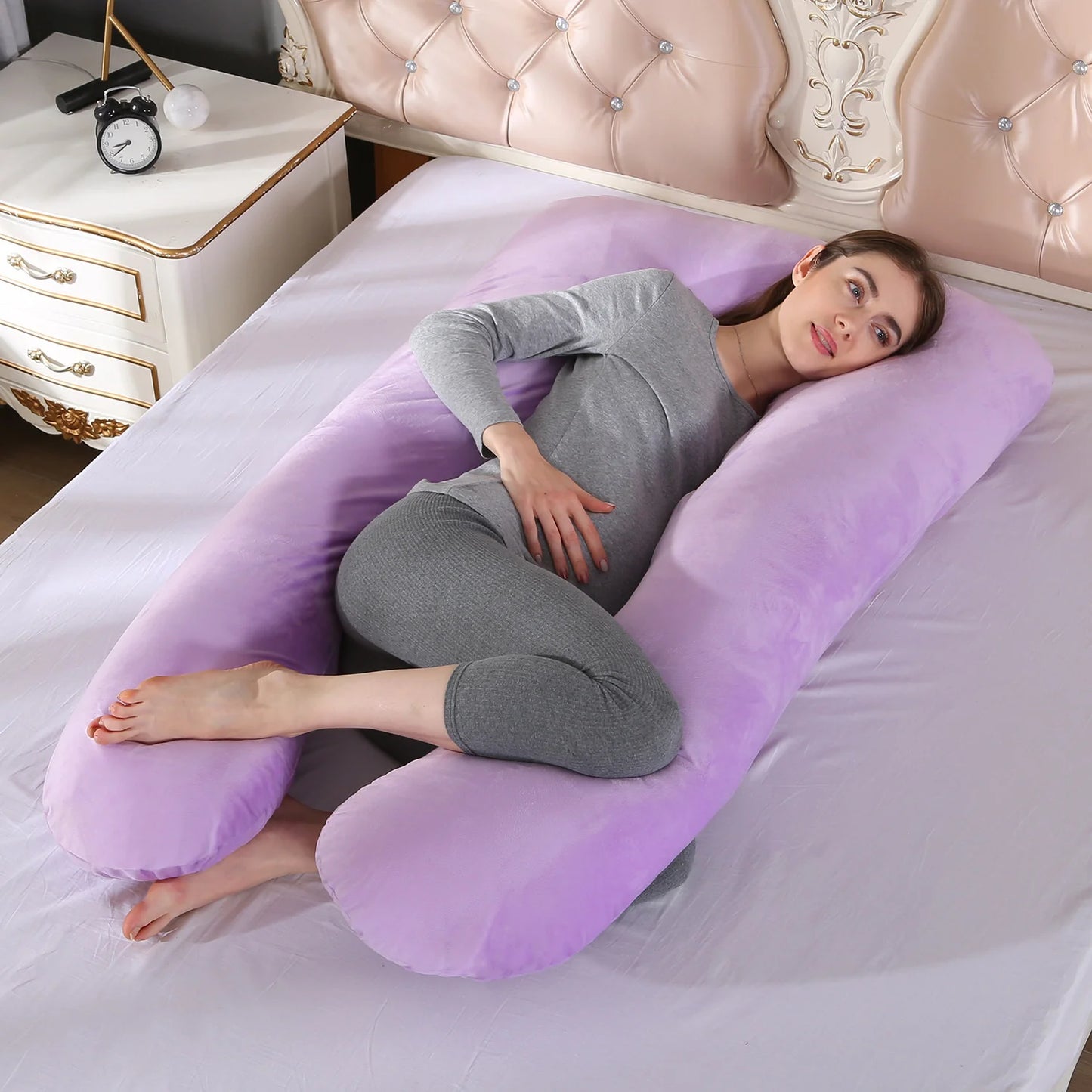 Pregnant Pillow Pregnancy Comfortable Cotton U Shape Maternity Pillow Pregnancy Sleeping Body Pillow For Pregnant Women