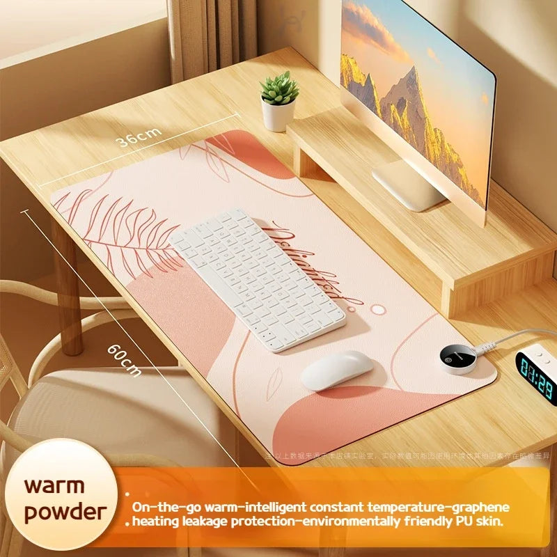 Cartoon Heating Mouse Pad Warm Desk Winter Office Heating Constant Temperature Heating Mouse Office Student Desk Pad