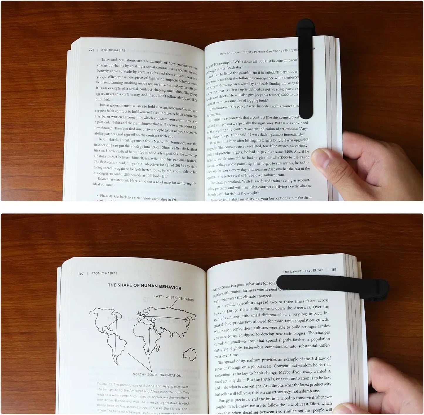 3pcs Silicone Automatic Bookmark, Unique Bookmark Page Keeper, BookPage Holder Markers Clip Book Marks Reading Accessories Gifts
