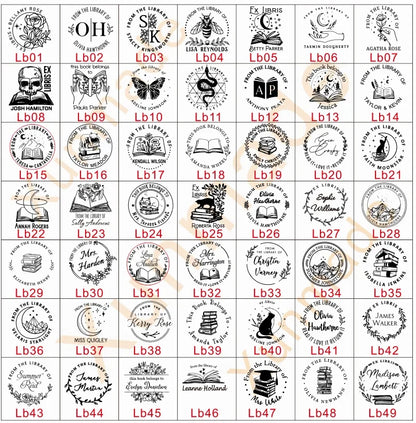 Personalized Book Embosser Custom Library Embosser Seal Customized This Book Belongs To,Custom Book Stamp from the library of